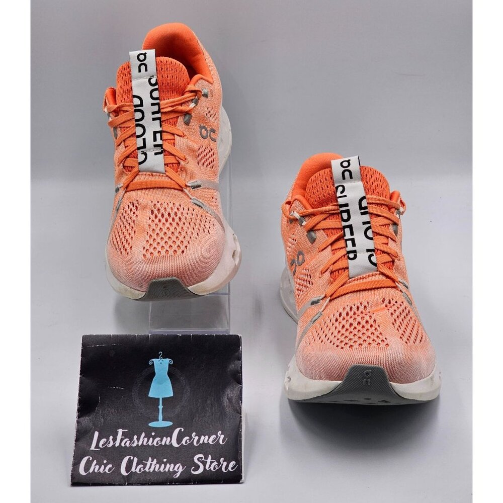 On Cloud Men's Orange Cloudsurfer Lightweight Running Shoes Mesh Upper Sz 8 2903 - Picture 2 of 16